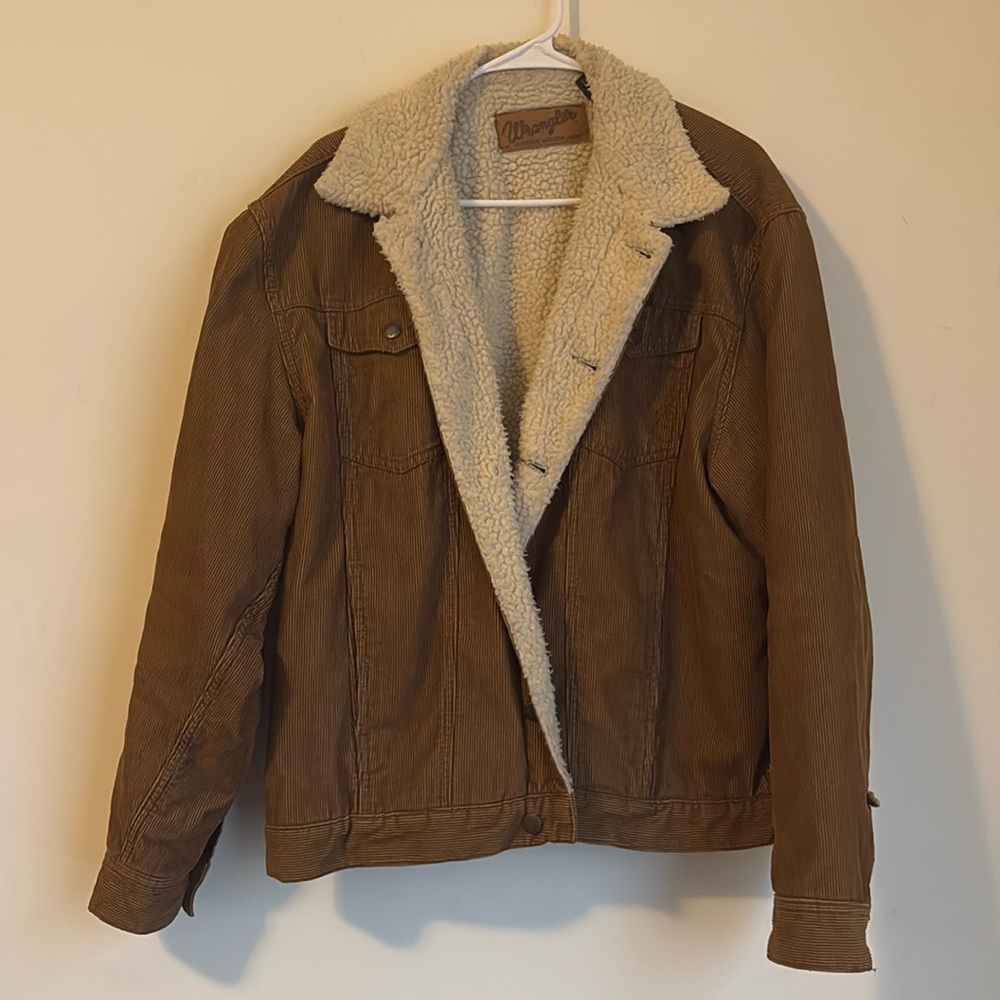 Wrangler western jacket  corduroy tan